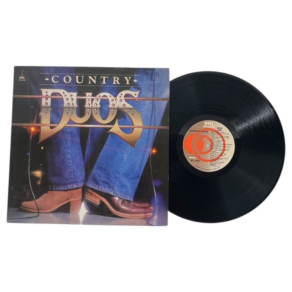 Country Duos Vinyl LP Album 1980 K-Tel Record WU3540 Classic Country Compilation